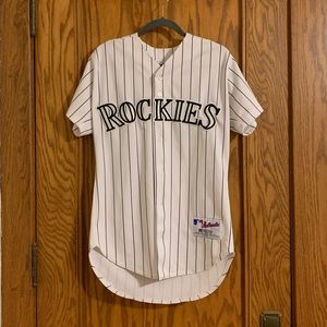 Pinstripe Colorado Rockies Jersey
